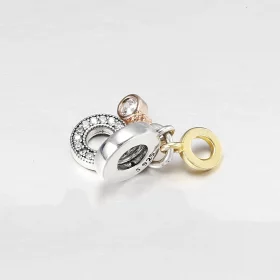 PANDORA Triple Monogram & Logo, Clear Cz - 769044C01 PANDORA Triple Monogram & Logo, Clear Cz - 769044C01