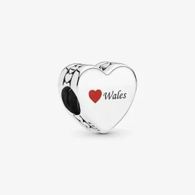 PANDORA Wales Love Heart Charm - 792015_E008