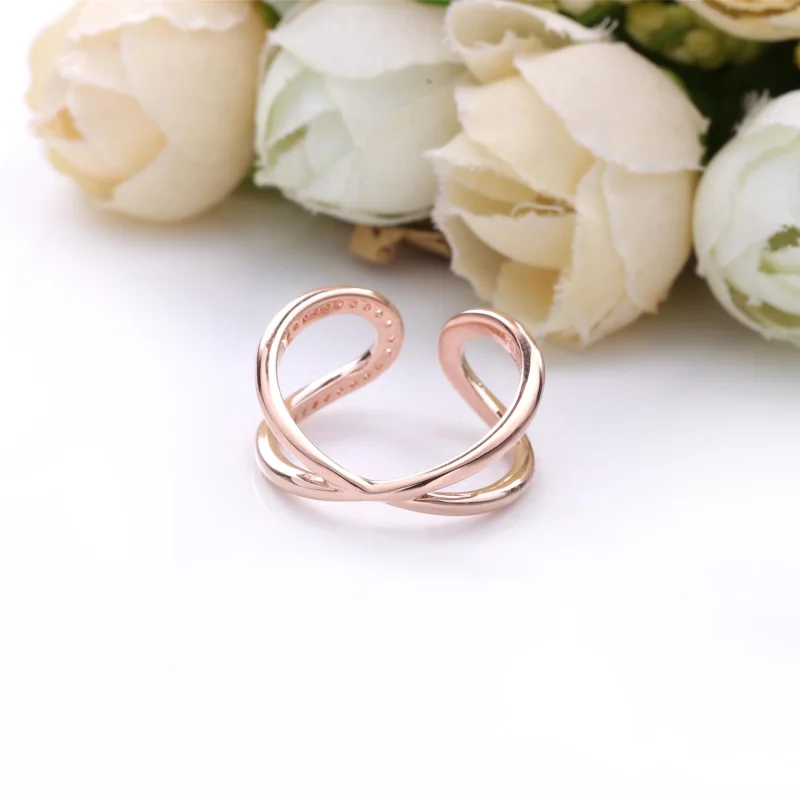 (image for) PANDORA Wrapped Open Infinity Ring - 188882C01 - View 3