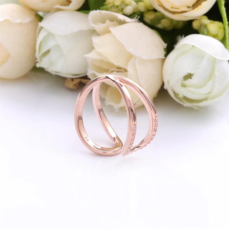 (image for) PANDORA Wrapped Open Infinity Ring - 188882C01 - View 4