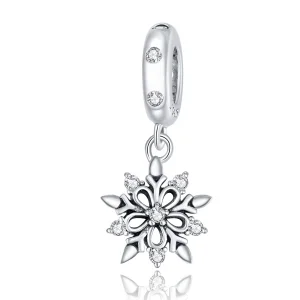 (image for) Pandora Style Crystal Snowflake Dangle - SCC1649
