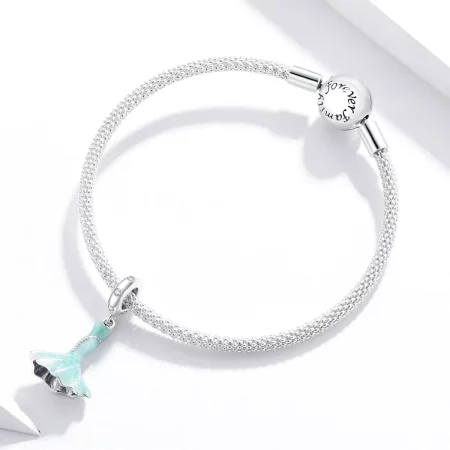 Pandora Style Fishtail Skirt Charm - SCC1647