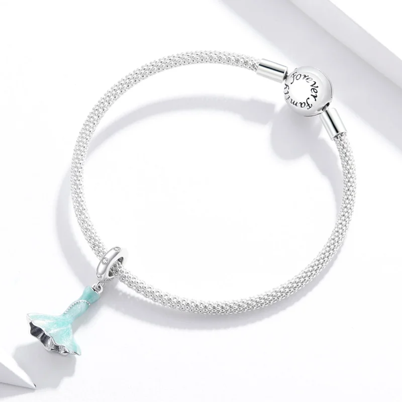 (image for) Pandora Style Fishtail Skirt Charm - SCC1647 - View 3