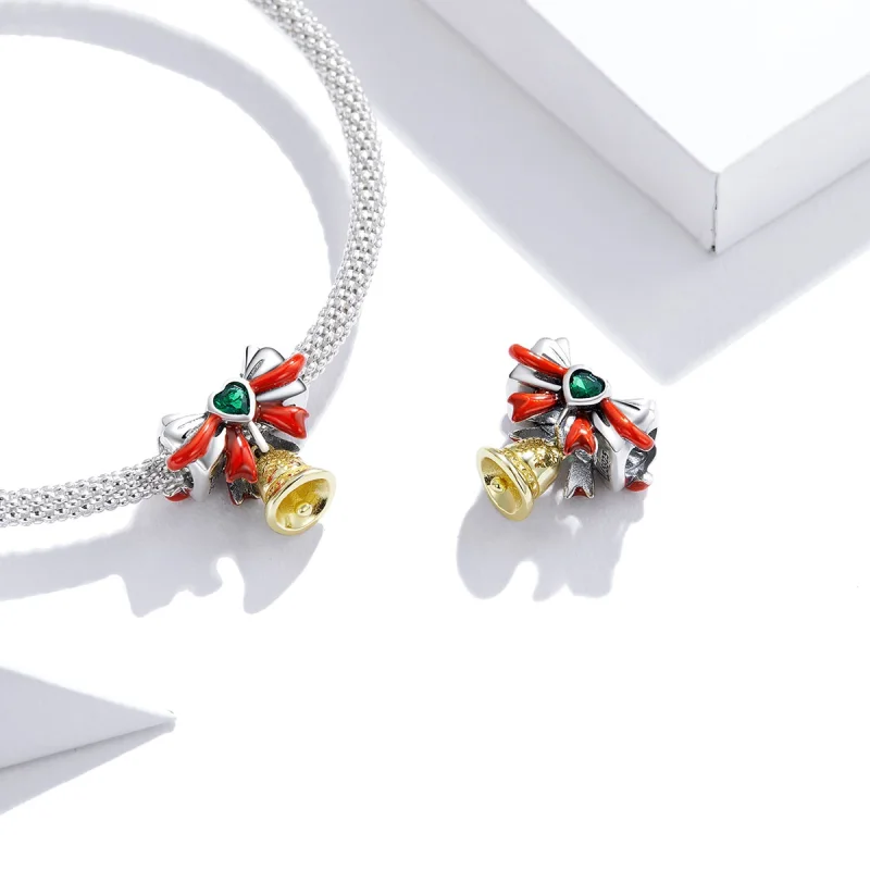 (image for) Pandora Style Jingle Bell Charm - SCC1668 - View 4