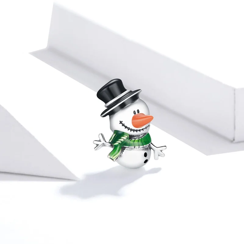 (image for) Pandora Style Little Snowman Charm - SCC1665 - View 2