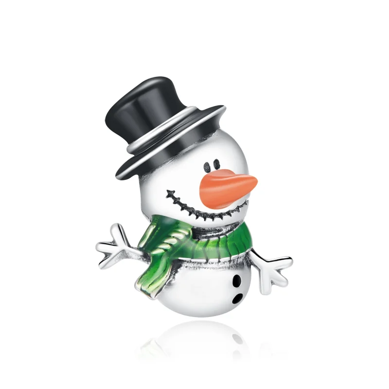 (image for) Pandora Style Little Snowman Charm - SCC1665 - Product Image