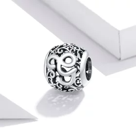 Pandora Style Openwork Flower Letter G Charm - SCC1444-G Pandora Style Openwork Flower Letter G Charm - SCC1444-G