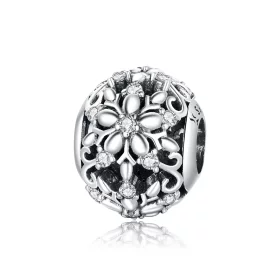 Pandora Style Openwork Snowflakes Charm - SCC1651 Pandora Style Openwork Snowflakes Charm - SCC1651