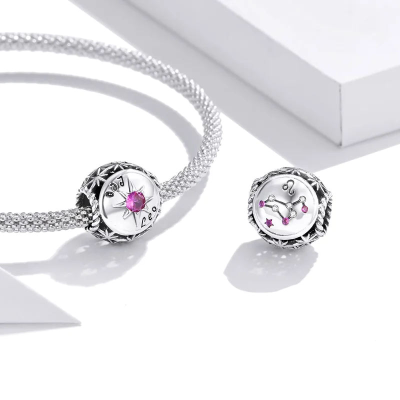 (image for) Pandora Style Shining Leo Charm - SCC1725-5 - View 3