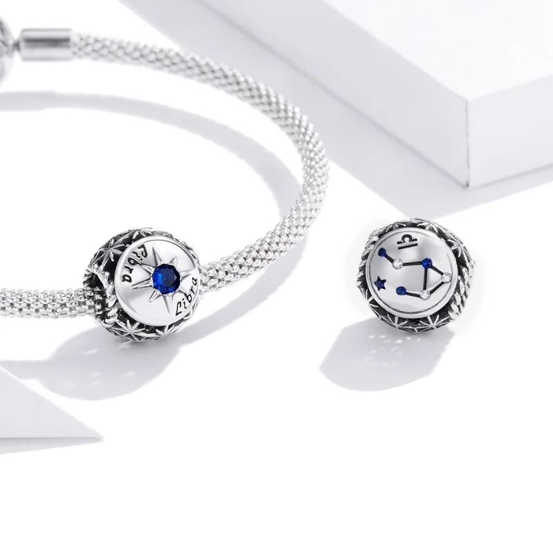 (image for) Pandora Style Shining Libra Charm - SCC1725-8 - View 3