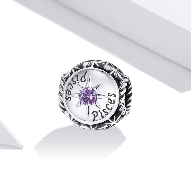 (image for) Pandora Style Shining Pisces Charm - SCC1725-12 - View 2