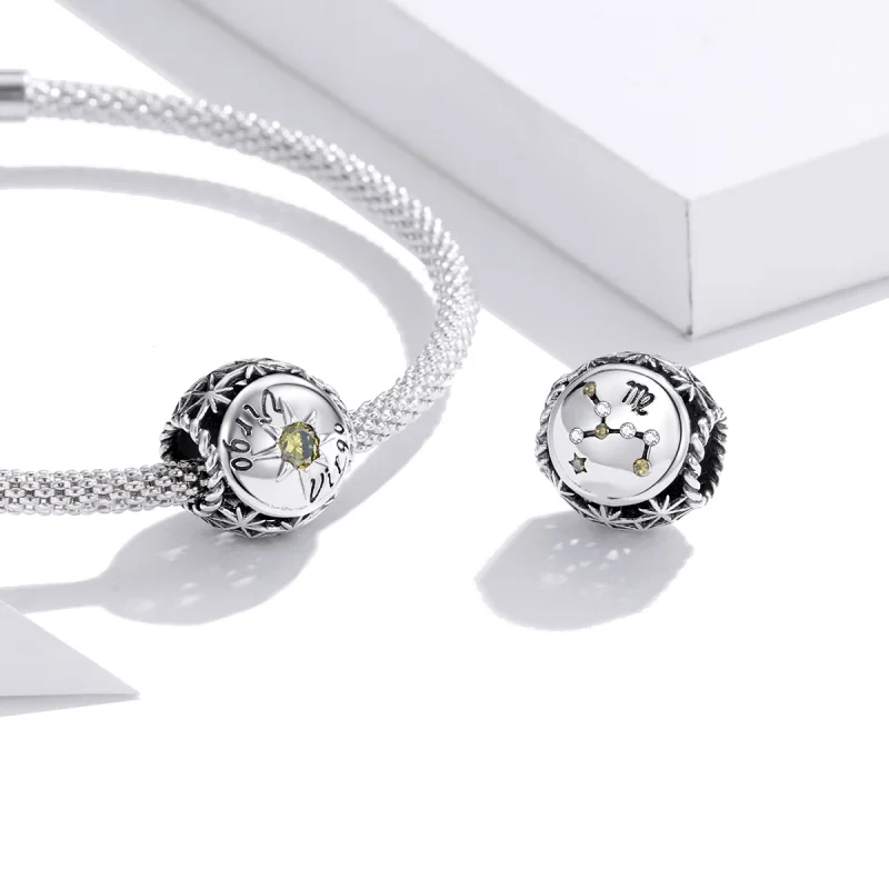 (image for) Pandora Style Shining Virgo Charm - SCC1725-6 - View 3