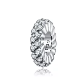 Pandora Style Shining Winter Spacer - SCC1648 Pandora Style Shining Winter Spacer - SCC1648