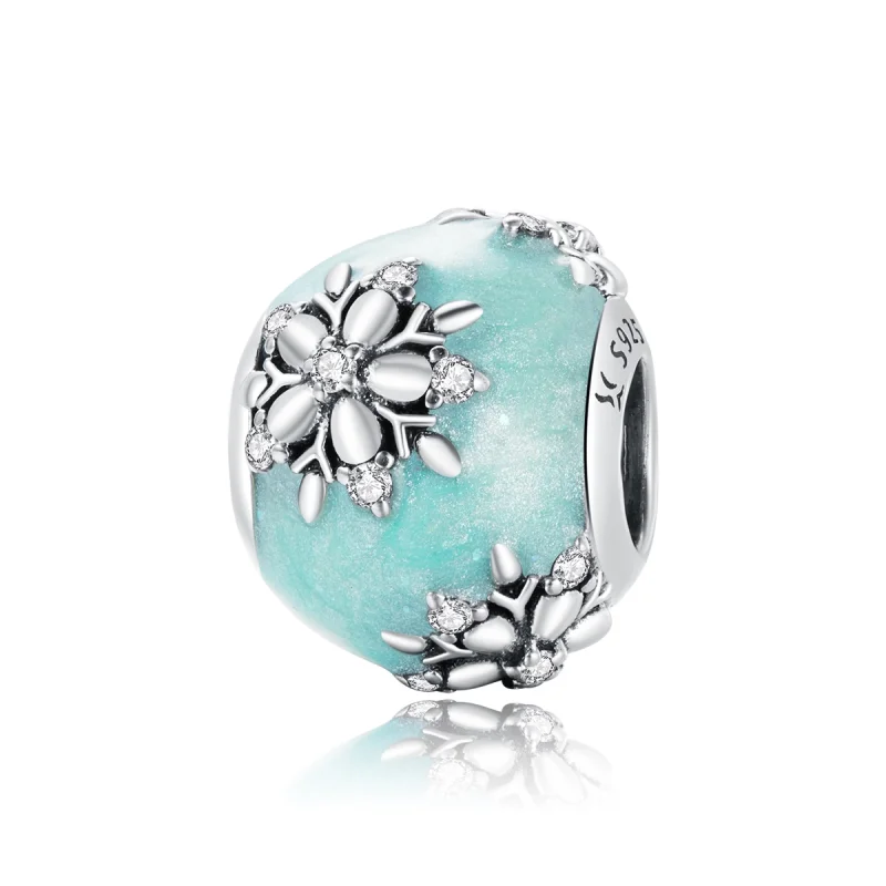 (image for) Pandora Style Shiny Snowflakes Charm - SCC1650 - Product Image