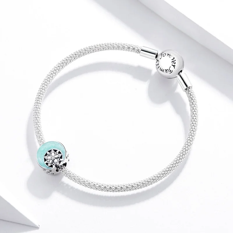 (image for) Pandora Style Snow & Moonlight Charm - SCC1653 - View 3
