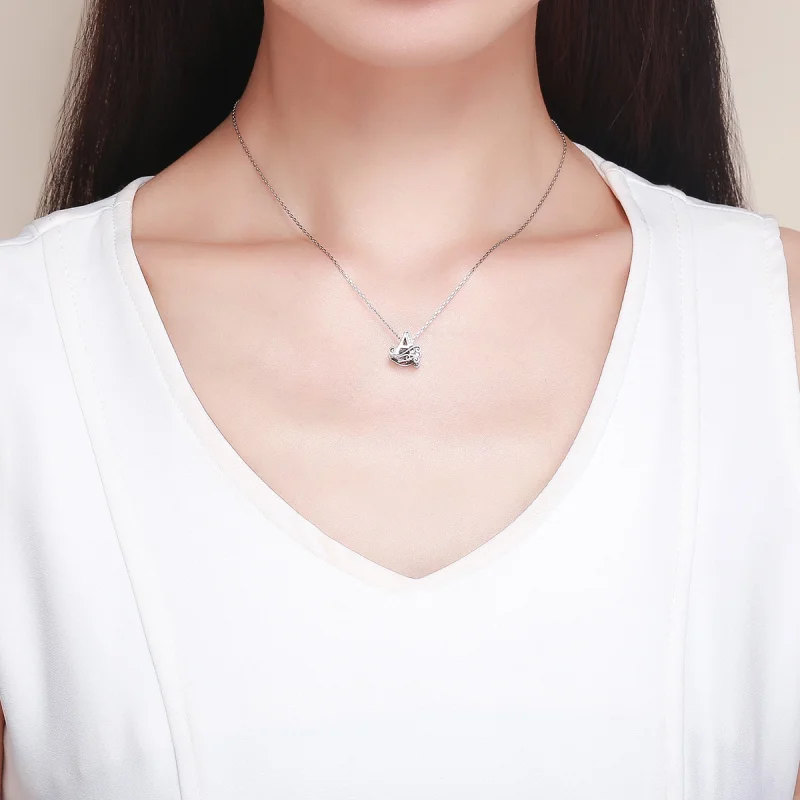 (image for) Pandora Style Sparkling Pavé Flower Letter A Charm - BSC030-A - View 5