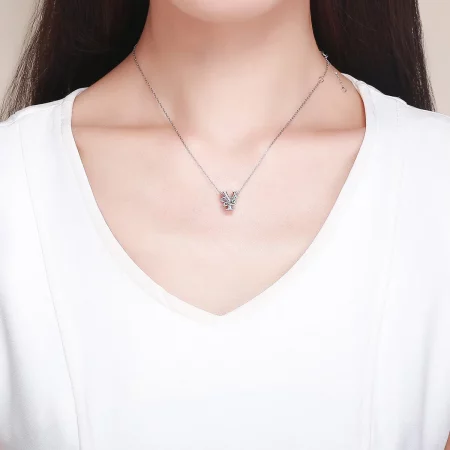 Pandora Style Sparkling Pavé Flower Letter Y Charm - BSC030-Y