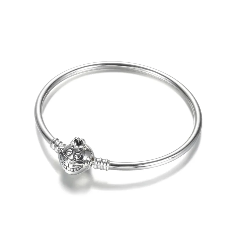 (image for) Disney Alice in Wonderland Cheshire Cat Clasp Pandora Moments Bangle - 599343C00 - View 2