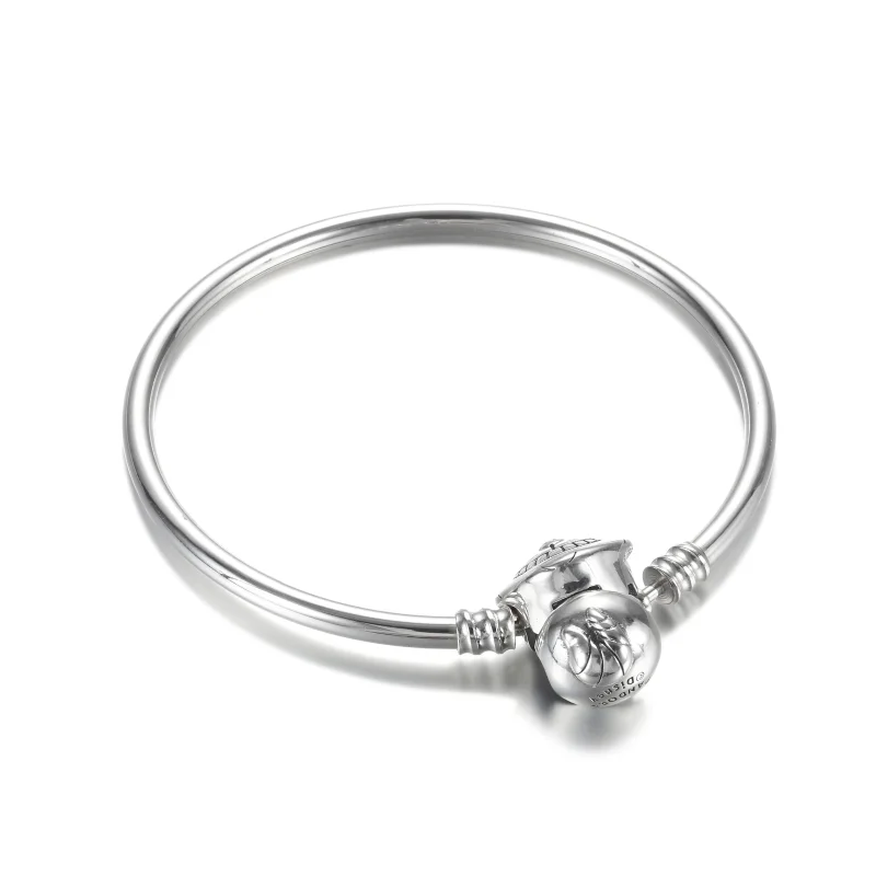 (image for) Disney Alice in Wonderland Cheshire Cat Clasp Pandora Moments Bangle - 599343C00 - View 5