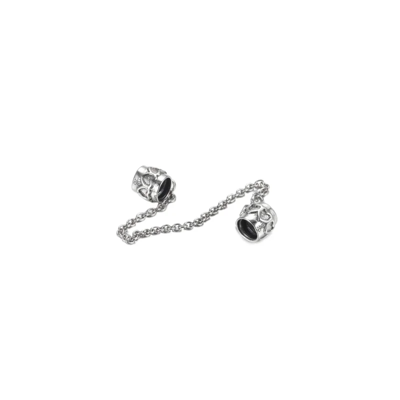 (image for) Limited Edition Pandora 20th Anniversary Heart Safety Chain - 799007C00-5 - View 5