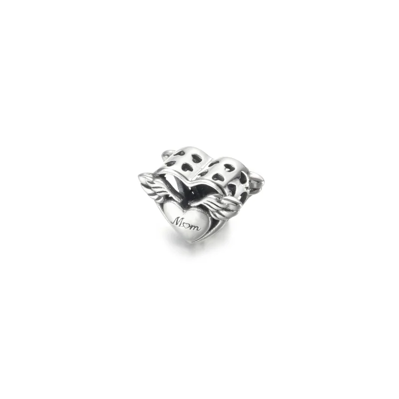 (image for) PANDORA Angel Wings & Mom Charm - 799367C00 - View 3