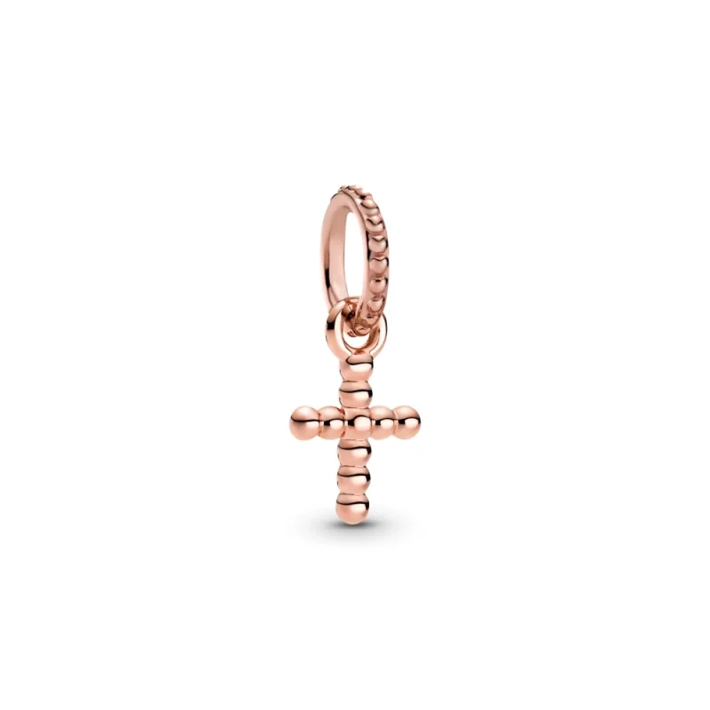 (image for) PANDORA Beaded Cross Dangle Charm - 789332C00 - Product Image