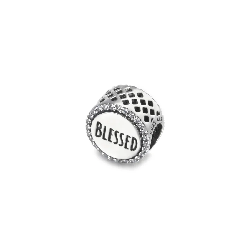 (image for) Pandora Blessed Charm, Clear Cubic Zirconia - ENG792016CZ_3 - View 2