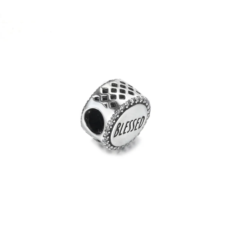 (image for) Pandora Blessed Charm, Clear Cubic Zirconia - ENG792016CZ_3 - View 3