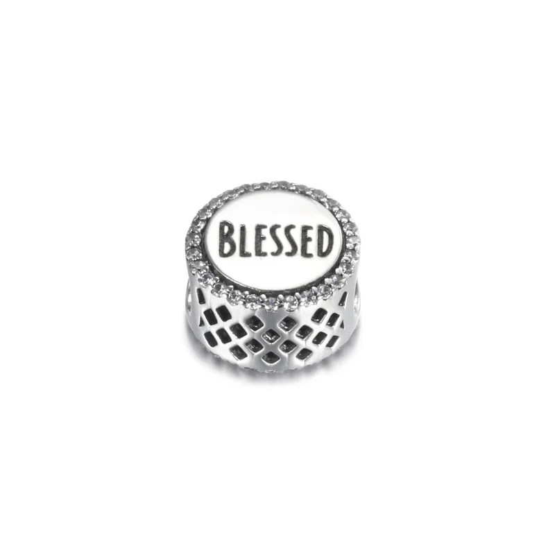 (image for) Pandora Blessed Charm, Clear Cubic Zirconia - ENG792016CZ_3 - View 4