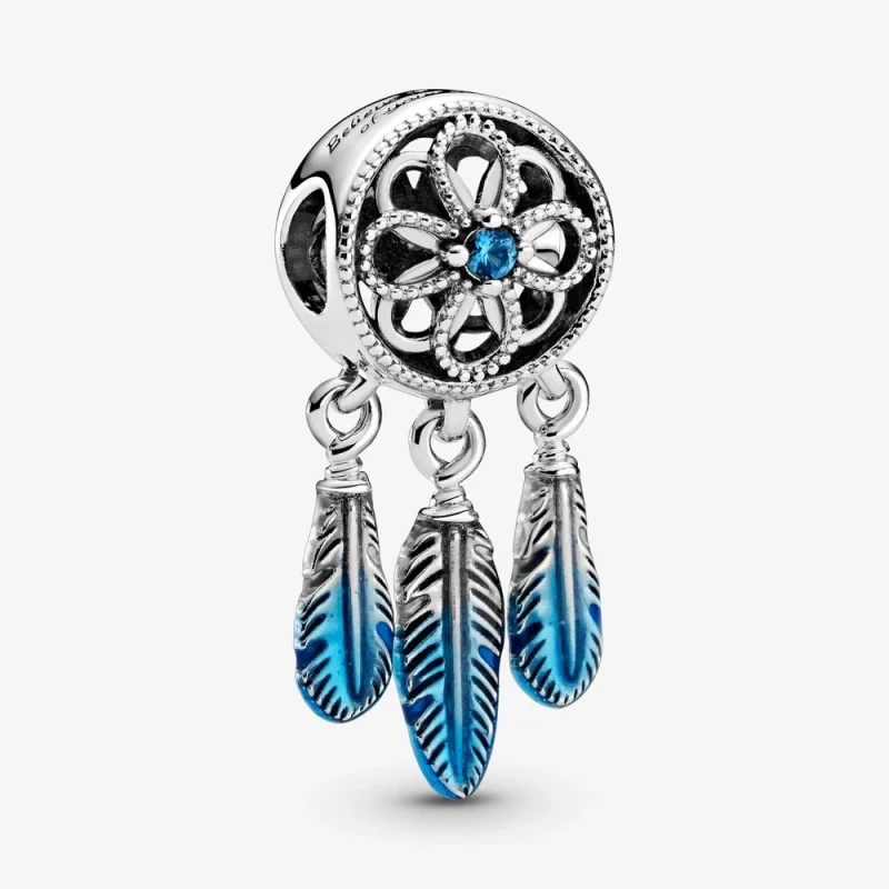 (image for) PANDORA Blue Dreamcatcher Charm - 799341C01 - Product Image