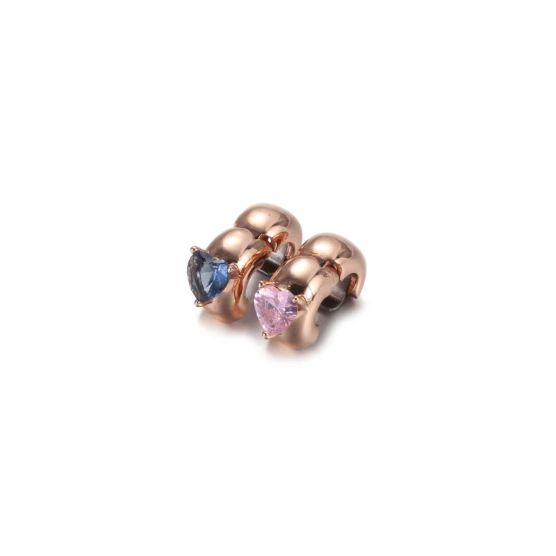 (image for) PANDORA Blue Heart Solitaire Clip Charm - 789203C02 - View 6