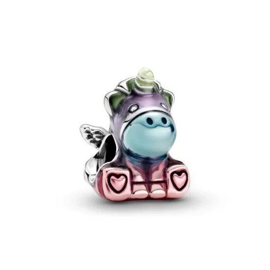 PANDORA Colourful Rainbow Bruno the Unicorn Charm - 799353C01