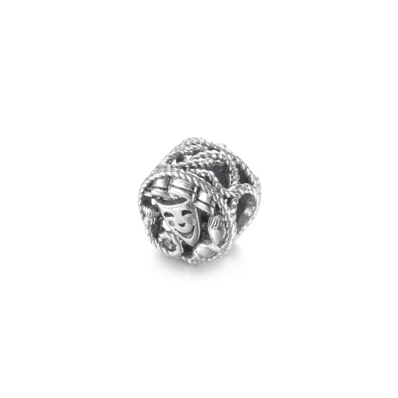 (image for) PANDORA Comedy & Tragedy Drama Masks Charm - 799331C01 - View 2