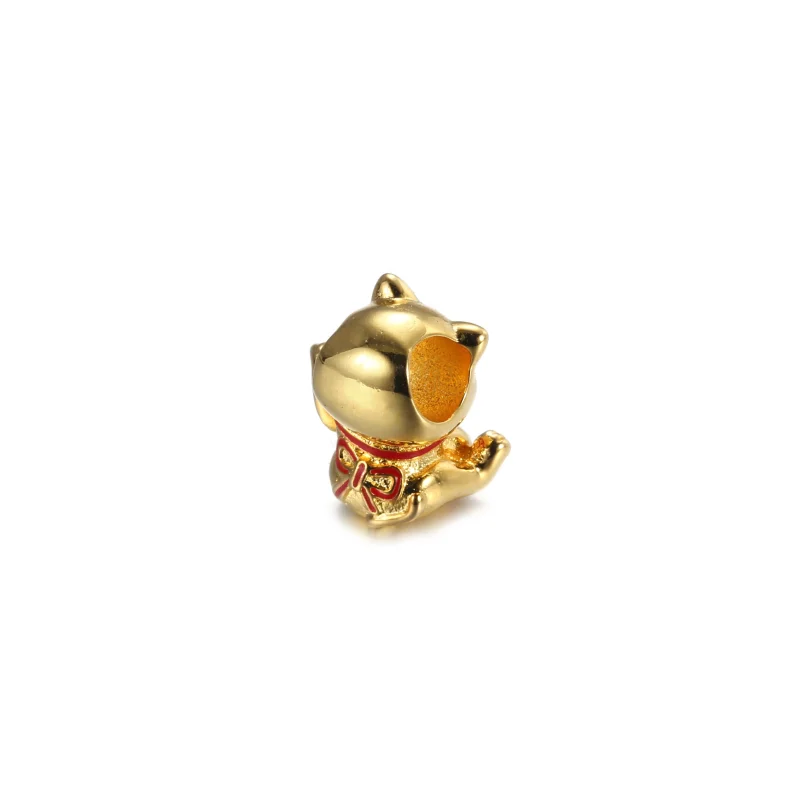 (image for) PANDORA Cute Fortune Cat Charm - 769271C01 - View 3