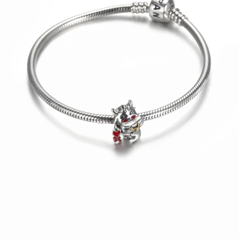 (image for) PANDORA Cute Ox Charm - 799268C01 - View 5