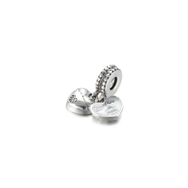 (image for) PANDORA Daughter- & Mother in Law Split Dangle Charm - 799321C01 - View 2
