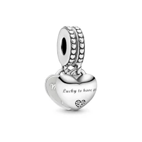 PANDORA Daughter- & Mother in Law Split Dangle Charm - 799321C01 PANDORA Daughter- & Mother in Law Split Dangle Charm - 799321C01