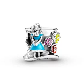 PANDORA Disney Alice in Wonderland & The Mad Hatter's Tea Party Charm - 799348C01 PANDORA Disney Alice in Wonderland & The Mad Hatter's Tea Party Charm - 799348C01