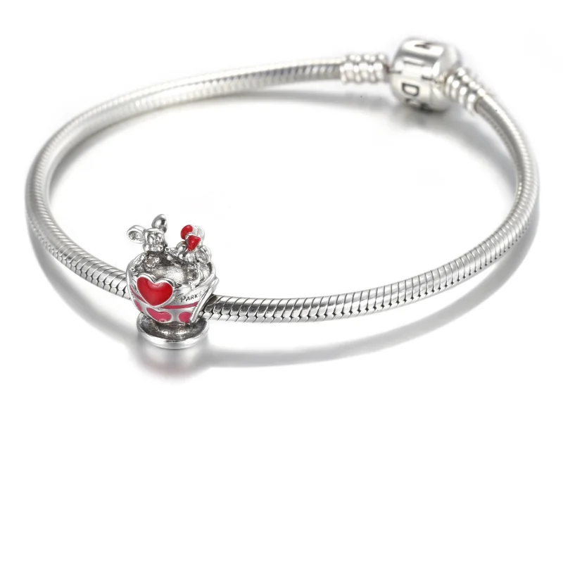 (image for) Pandora Disney Parks Mickey and Minnie Teacups Charm - 799265C01 - View 6