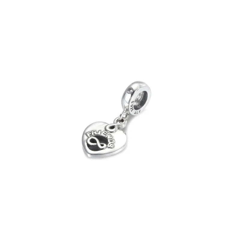 (image for) PANDORA Friends Forever Heart Dangle Charm - 799294C01 - View 2