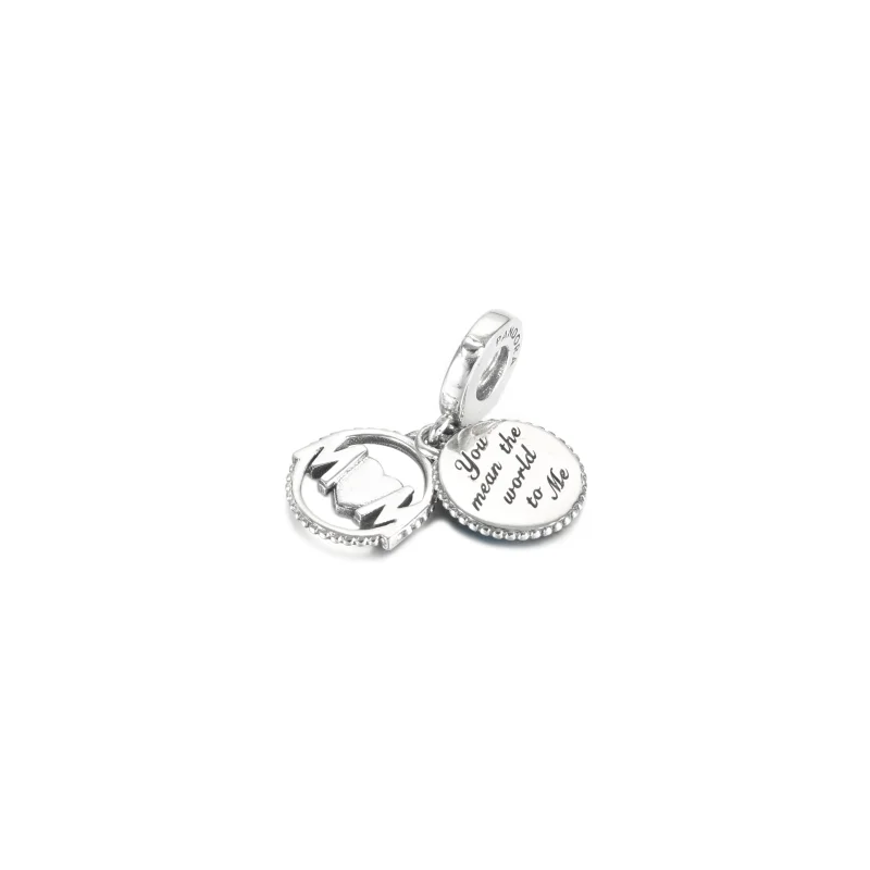 (image for) PANDORA Glitter Globe Mom Dangle Charm - 799368C01 - View 4