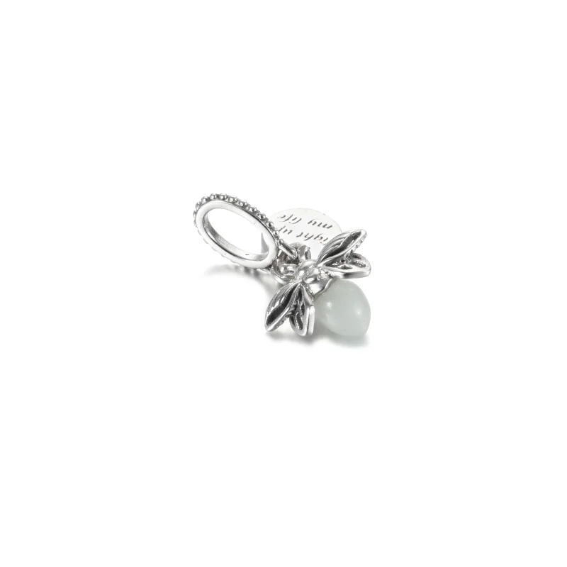 (image for) PANDORA Glow-in-the-dark Firefly Dangle Charm - 799352C01 - View 4