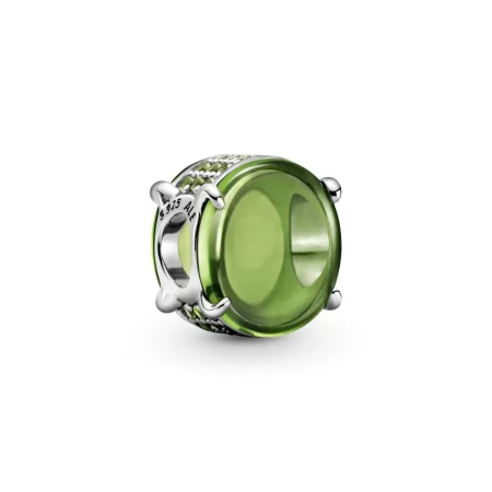 PANDORA Green Oval Cabochon Charm - 799309C02 PANDORA Green Oval Cabochon Charm - 799309C02