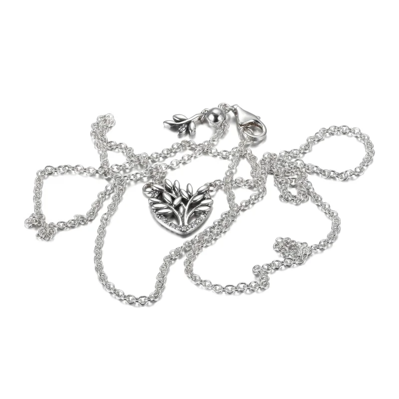 (image for) PANDORA Heart Family Tree Collier Necklace - 399261C01 - View 5