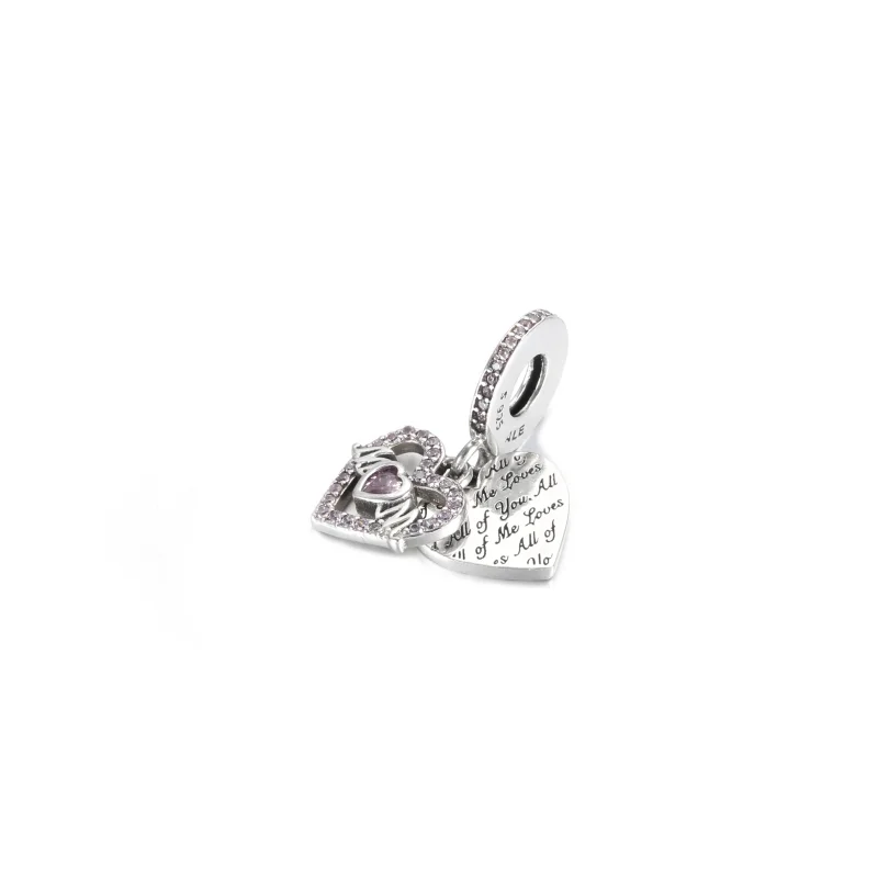 (image for) PANDORA Heart & Mom Dangle Charm - 799402C01 - View 2