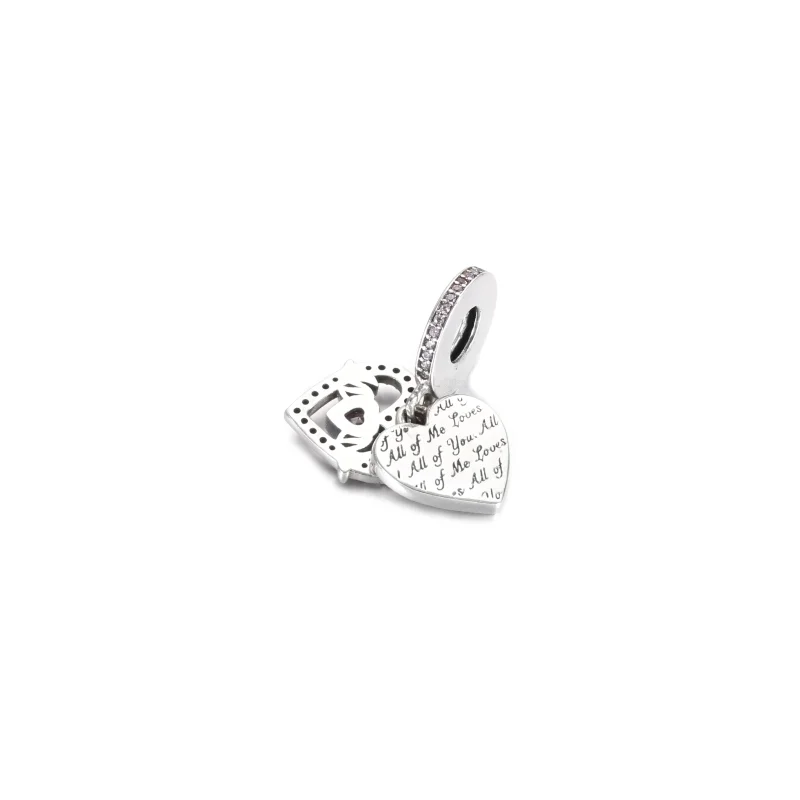 (image for) PANDORA Heart & Mom Dangle Charm - 799402C01 - View 4