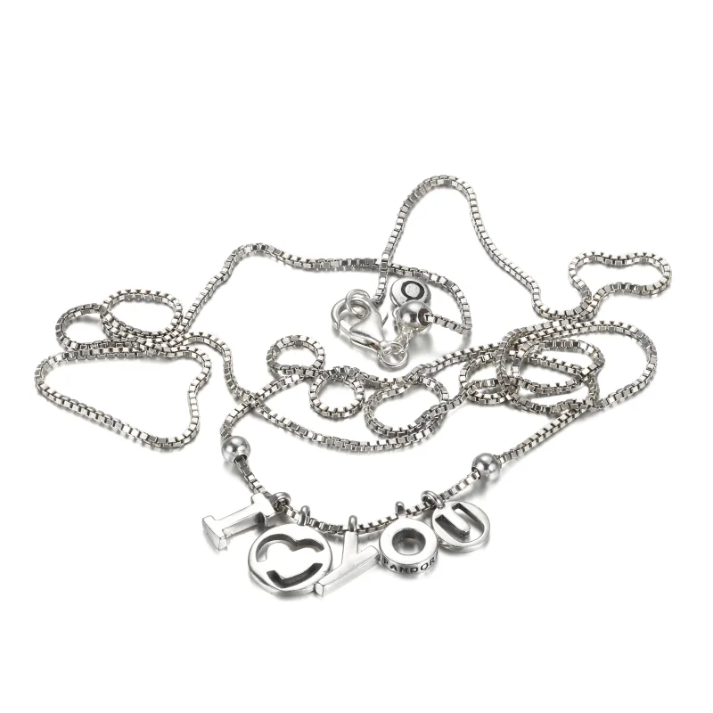 (image for) PANDORA I Love You Necklace - 396580-60 - View 3
