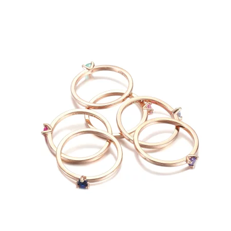 PANDORA Light Blue Solitaire Ring - 189259C02