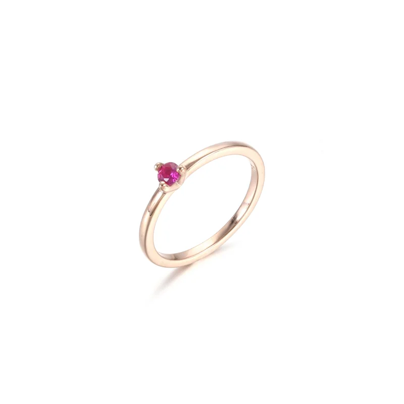 (image for) PANDORA Light Blue Solitaire Ring - 189259C02 - View 9