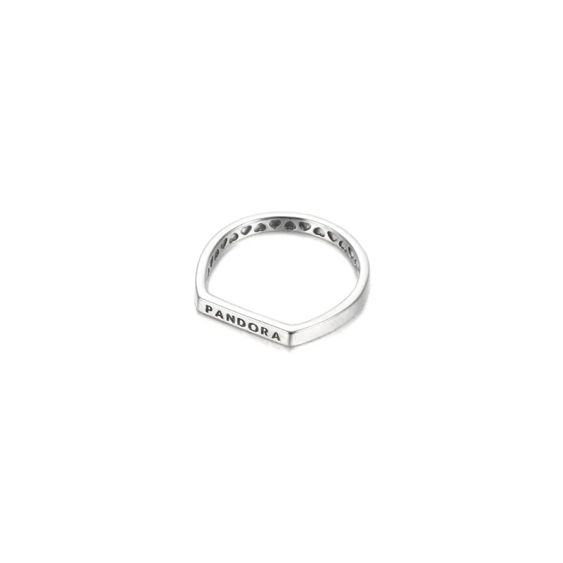 (image for) PANDORA Logo Bar Stacking Ring - 199048C00 - View 3